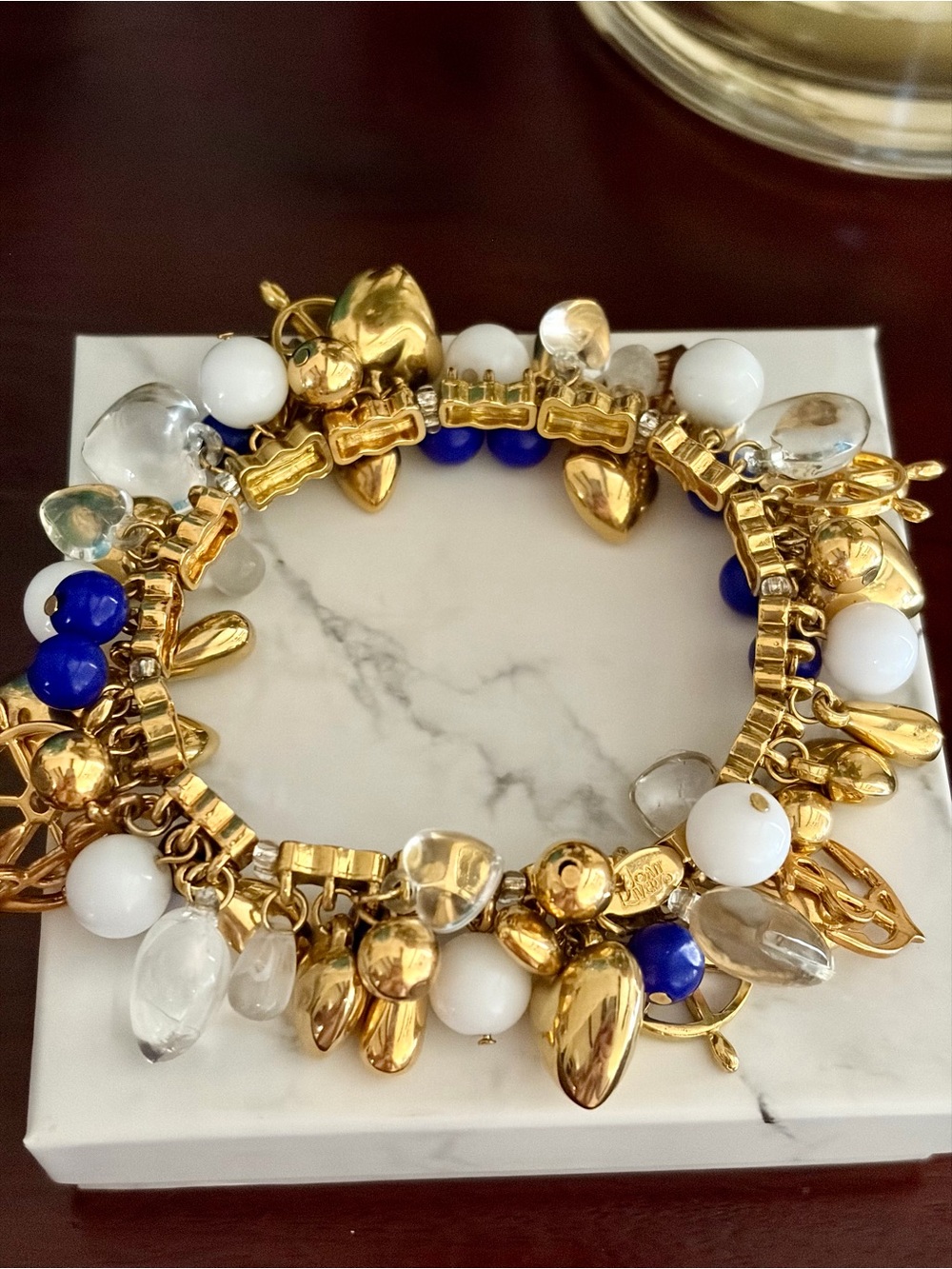 Vintage Joan Rivers stretch nautical theme charm bracelet - Picture 3 of 8